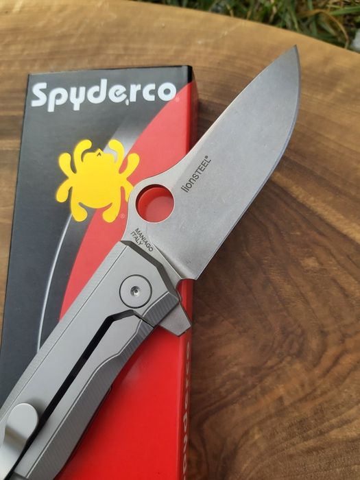 Сгъваем джобен нож Spyderco SpyMyto,Micarta/Titanium, С265