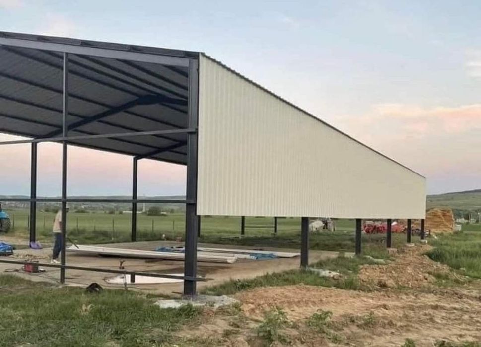 Vand hale metalice invelite cu panou sendwich sau tablă