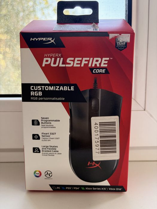 Продам игровую мышку HyperX Pulsefire Core