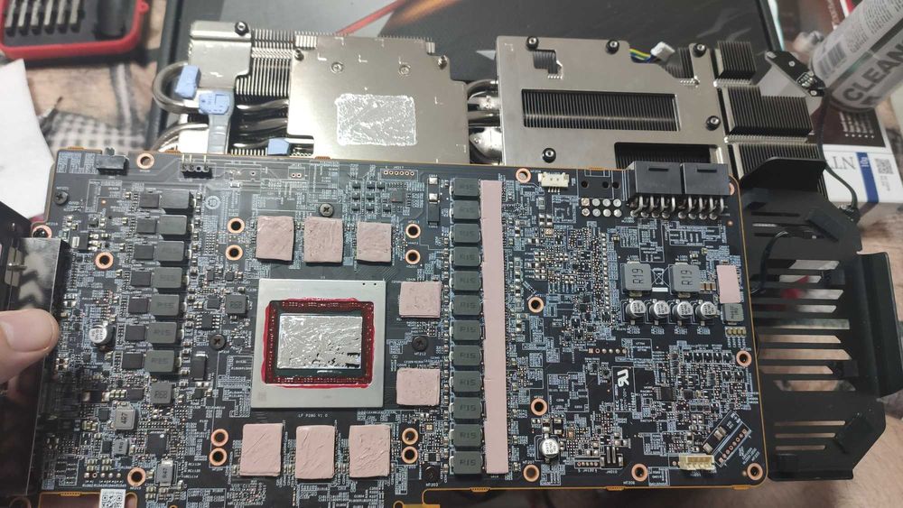 Intretinere placi video RTX 3080 4080, AMD, Mining, thermal pads