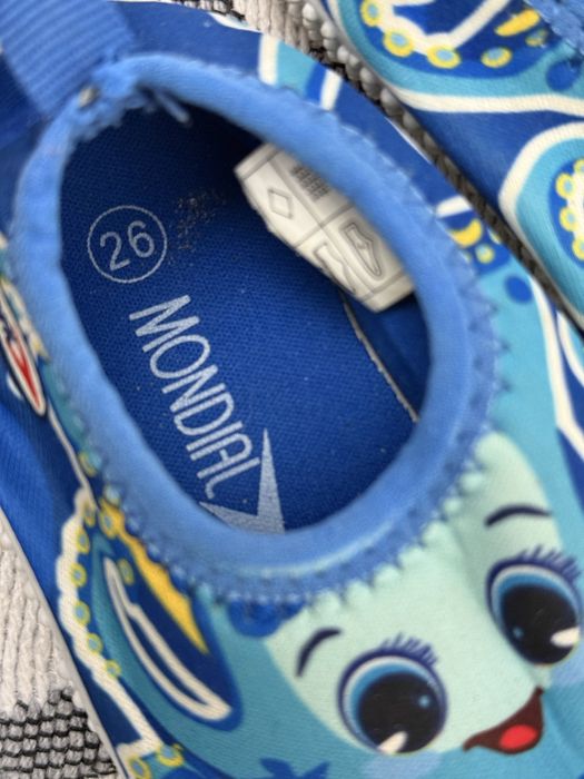 Детские аквашузы с рисунком осьминога