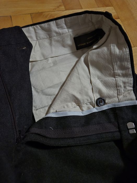 Pantaloni Lux 100% Lână Vitale Barberis Canonico, Drop 6, Bărbați - 46