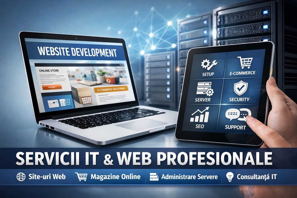 Servicii IT & Web Profesionale – Site-uri, Magazine Online