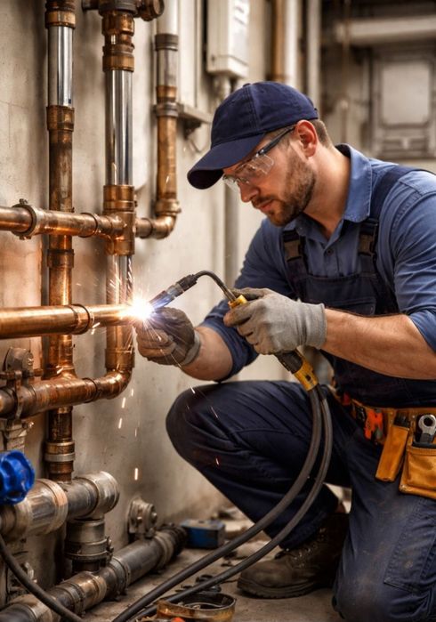 Услуги по сварки , сантехники, изготовление виноградников