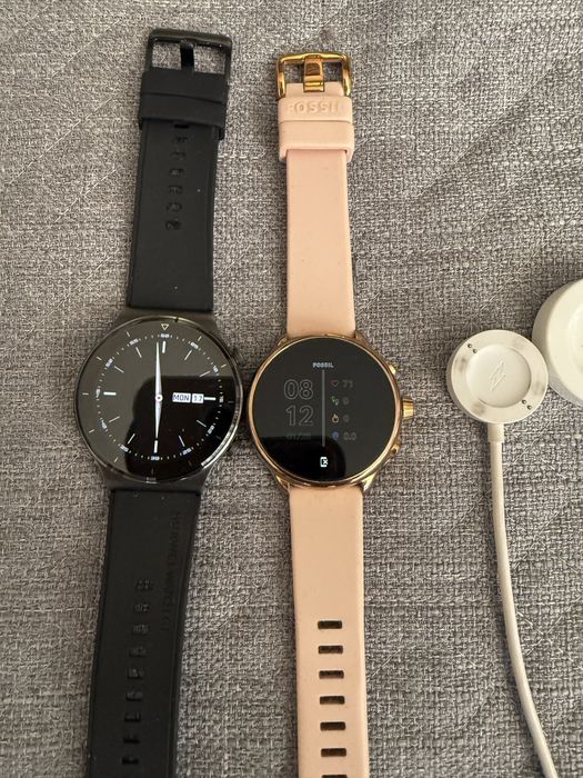Часовник huawei gt2 pro и fossil gen6 wellness