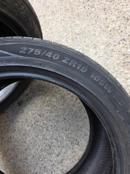 Гуми kumho 275/40/19 2бр