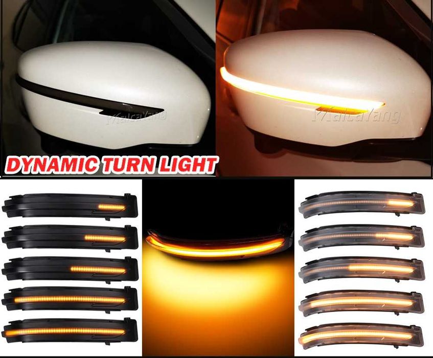 Динамични бягащи мигачи  Нисан Qashqai Murano Juke Нисан Кашкай Мурано