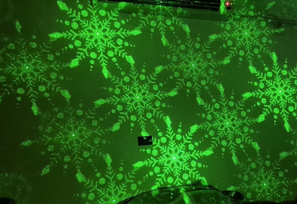 DJ Disco Laser за партита със визуални ефекти сменящи се според ритъма