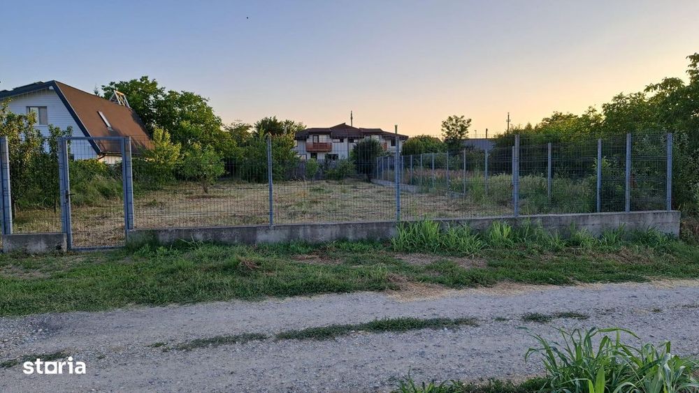 Vanzare teren intravilan imprejmuit 800mp Buftea