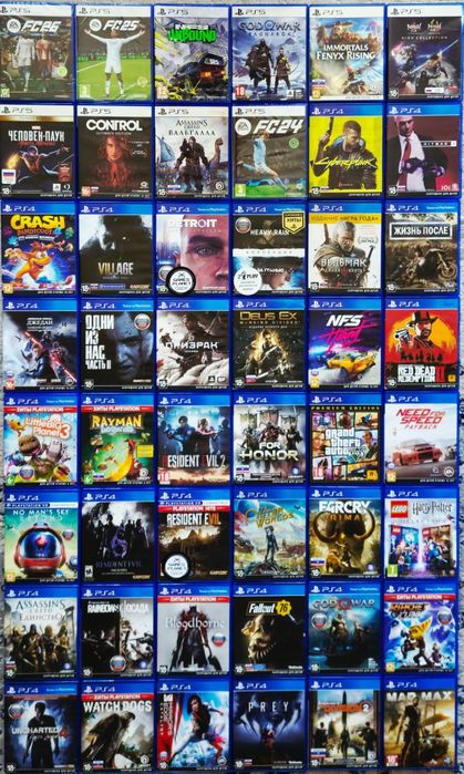 Игры на Sony PlayStation.