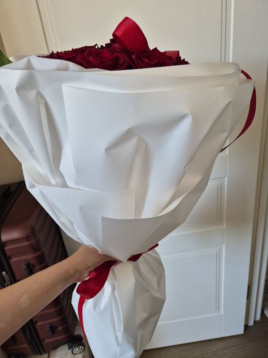 Букет красных роз