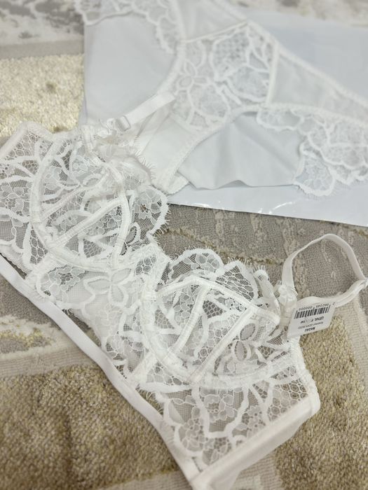 ажурный комплект белый