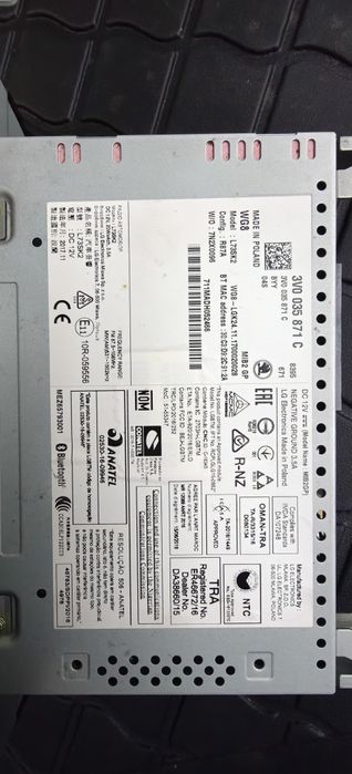 Unitate multimedia Skoda superb 3