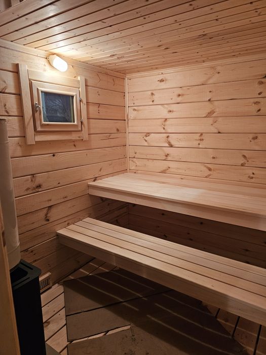 Баня брусовая, каркасная