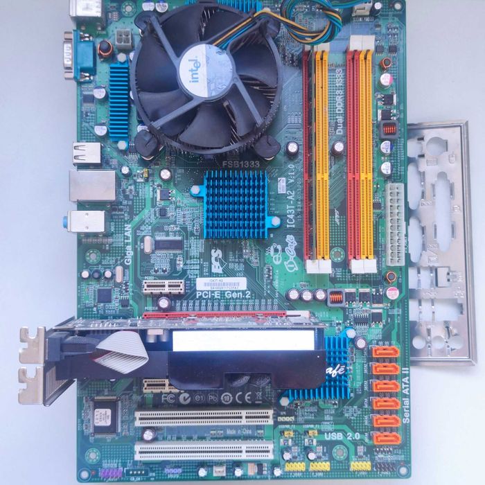 Мат. плата + проц Core2Duo E6550 + ОЗУ 2 GB + GT 640