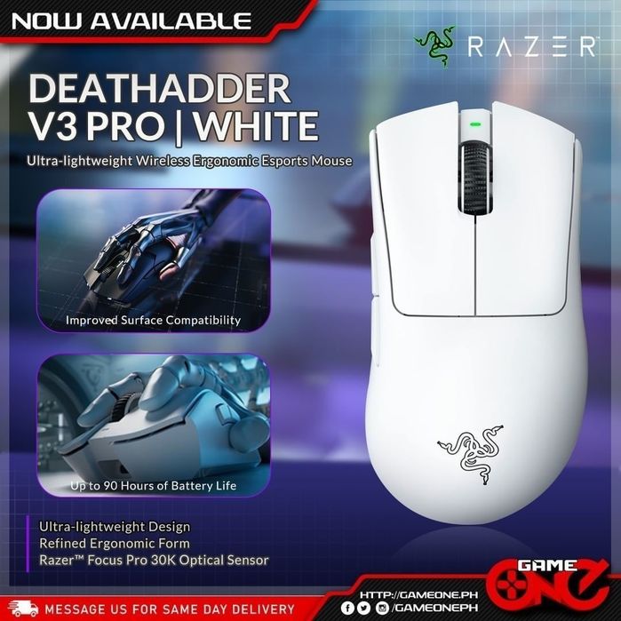 Deathadder v3 pro СКИДКА мышка/мышь/Аналог Logitech superlight 2 dex