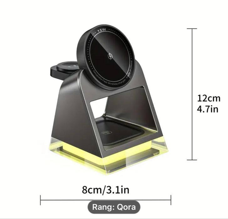 3 tasi 1 apple qurulma uchun simsiz zaryadka