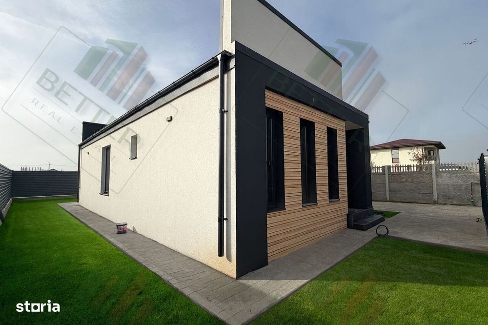 Casa Parter Moderna, 4 camere, Teren 360 mp, Comuna Berceni