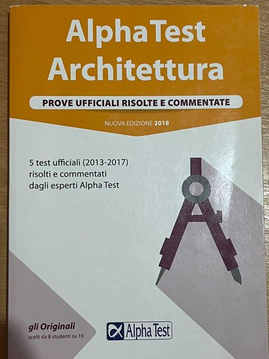 Alpha Test Architettura - комплект помагала за подготовка за Arched Test