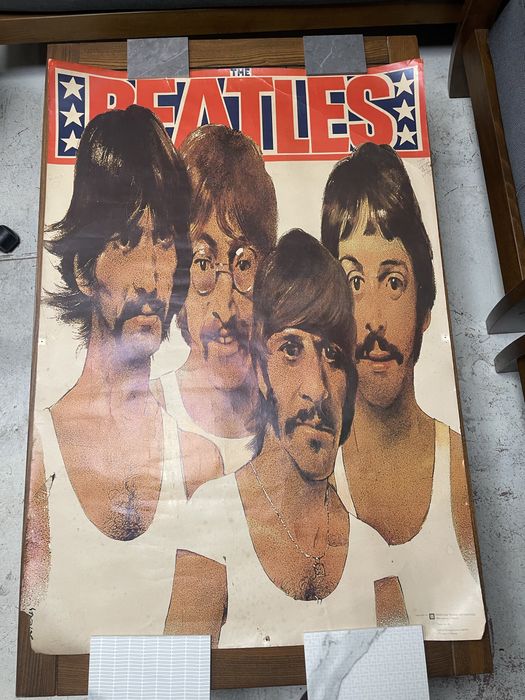 Плакат на Beatles 80-те години