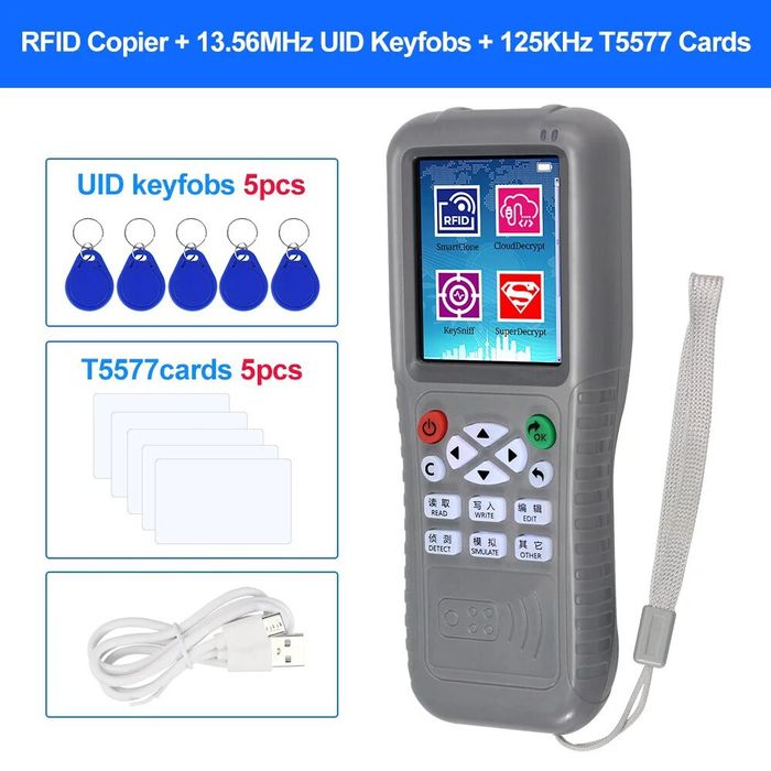 Дубликатор ключей RFID с Wi-Fi, 125 кГц, 13,56 МГц