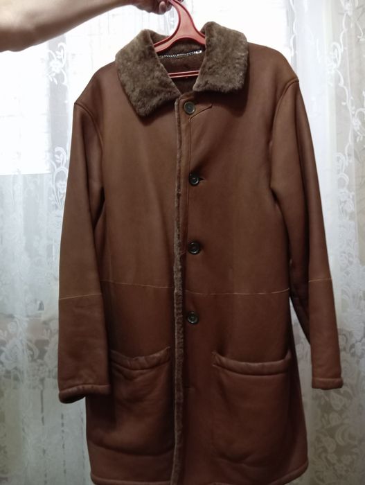 Дублёнка мужская б/у,размер 50-52