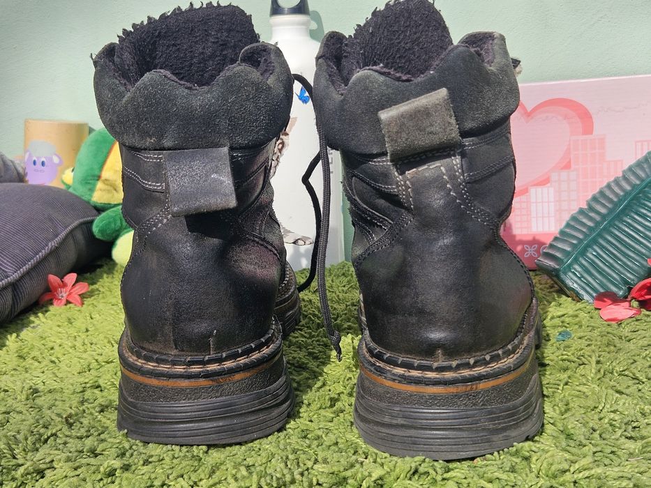 Мъжки топли обувки естествена кожа N44