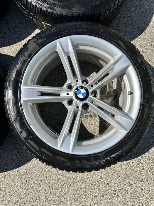 Set Roti Iarna Originale BMW 18" Style 397 Seria 3 F30 F31 F34 Seria 4 F32 F36 - Anvelope Hankook 2023 ca noi