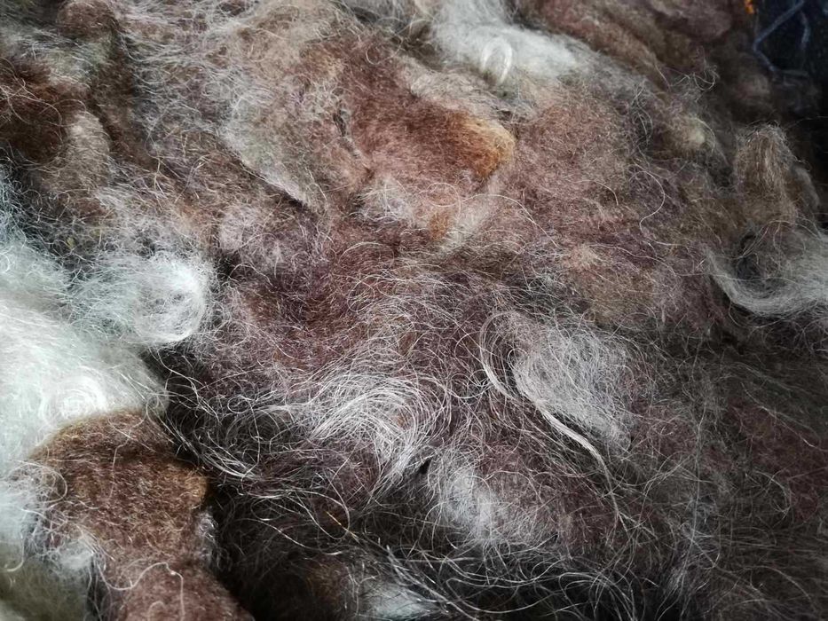 Вълна за ИГЛОНАБИВАНЕ, ПЛЪСТЕНЕ-прана, дарачена, естествени цветове