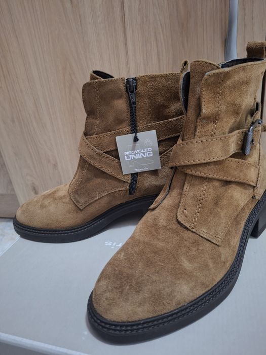 НОВИ Дамски боти с етикет от Ест.кожа Tamaris