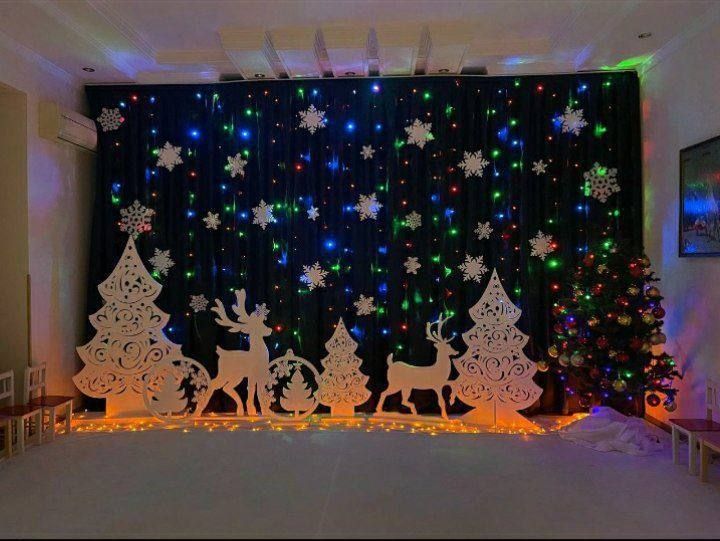 Новогодний декор из пенопласта