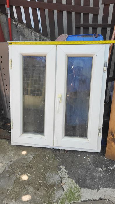 Geam temopan pvc 88x77 cm