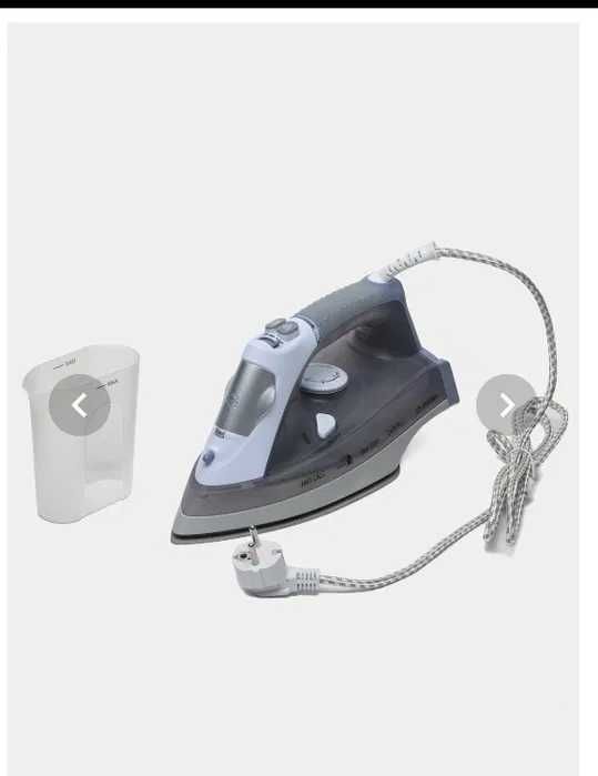 Паровой утюг для глажки, отпариватель, с антипригарным покрытием