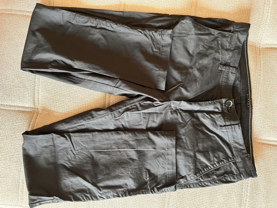 Мъжки панталони на Sisley - син и черен