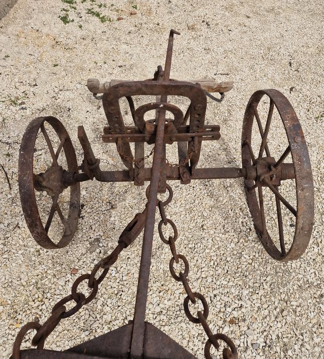 Gebrüder Eberhardt ESB5 античен плуг от началото на 20-ти в., Германия