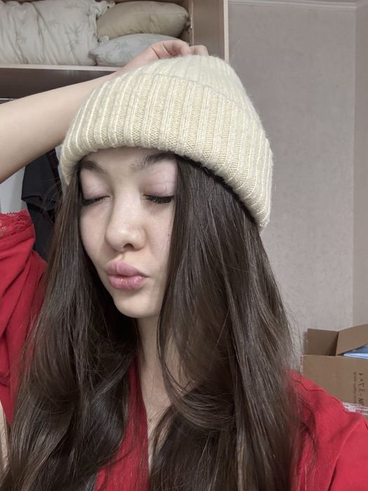 Вязаная шапка, тёплая