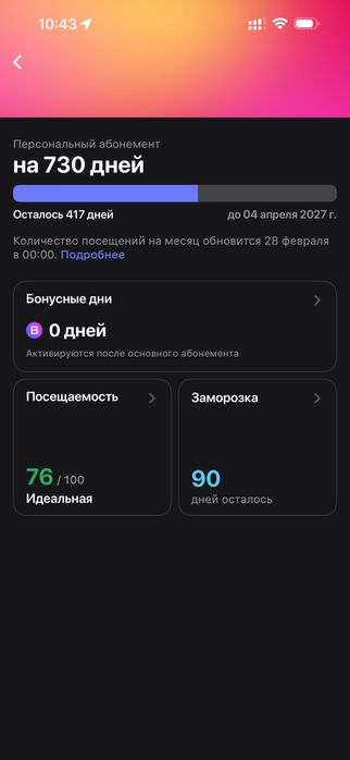 Продам 1Fit на 417 дней