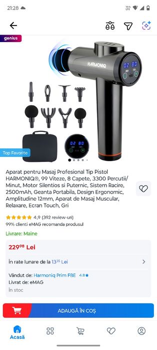 HARMONiQ® Masage Profesional [Geantă]