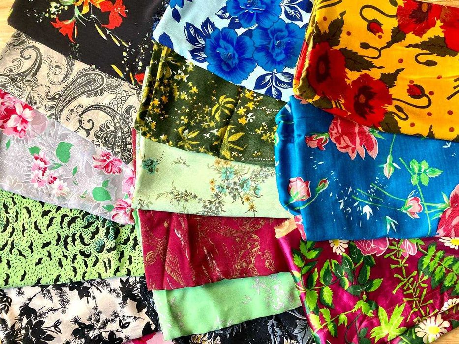 Крепдешин, крепшифон, крепжоржет, натуральный шёлк, натуральные ткани