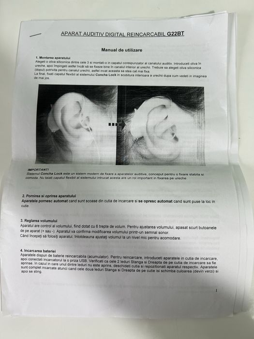 Aparat auditiv digital  G22BT