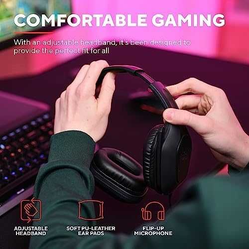 Нови Леки геймърски слушалки Trust Gaming GXT 415 Zirox за Xbox PS4 PS5