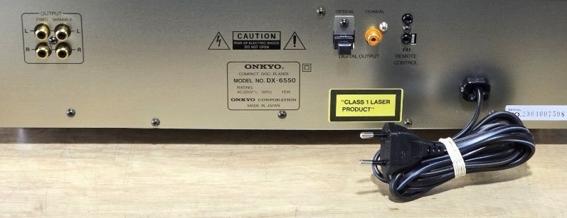 Cd player ONKYO INTEGRA DX-6550, vârf de gamă,  hifi stereo, black
