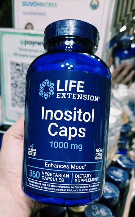 ДОСТАВКИ НЕТ Life Extension инозитол 1000 мг 360шт 470 000 скидка USA