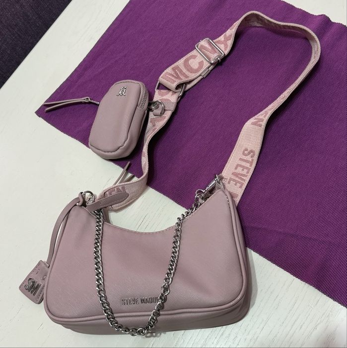 Розова чанта Steve Madden