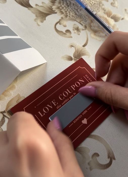 Любовни купони - идея за подарък!