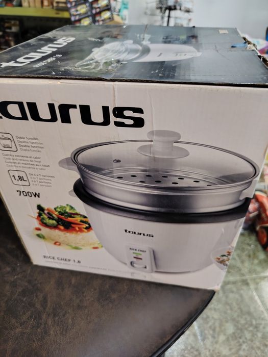 Уред за приготвяне на ориз Taurus Rice Chef, 700W, Готвене на пара, 1