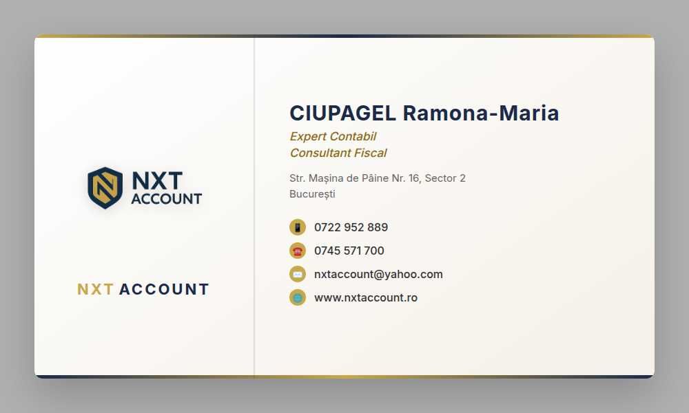 Expert contabil / consultant fiscal