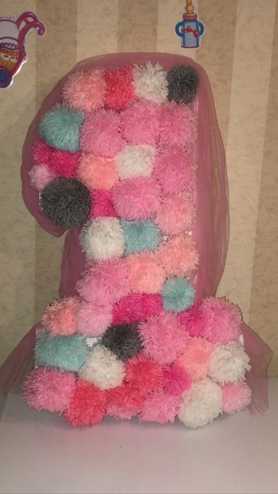 Цифра 1 ручной работы