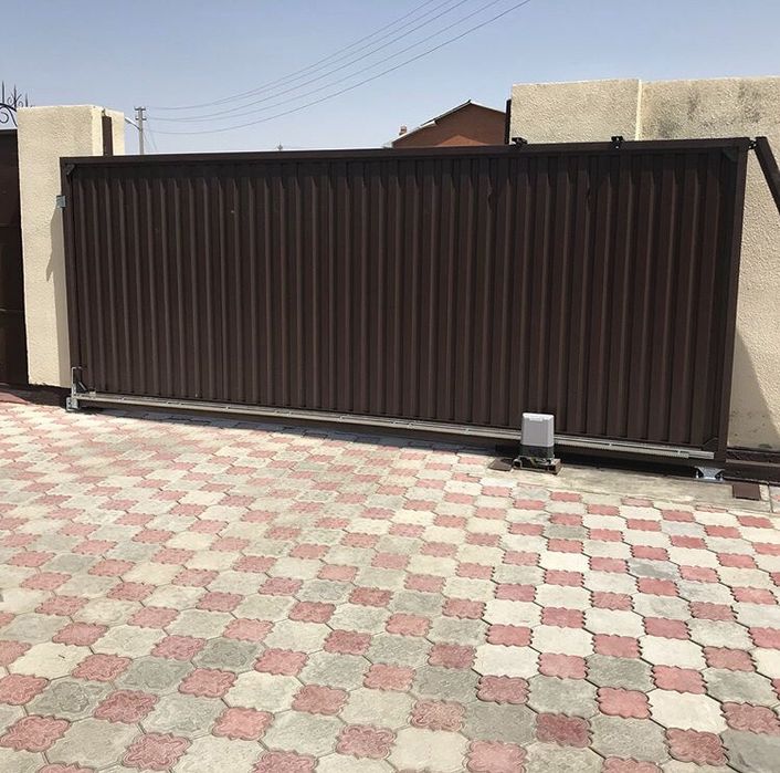 Ремонт автоматических сдвижных откатных ворот.мотор для ворот ...