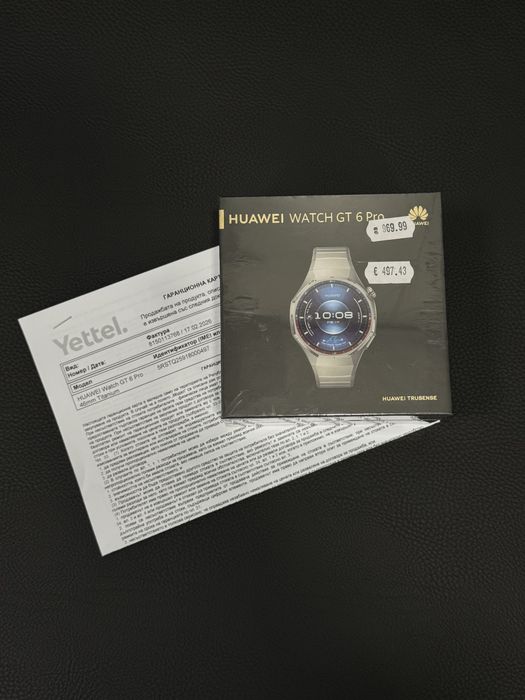 Продавам нов Huawei Watch GT6 PRO